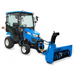 LS Tractor MT1.25 4x4 - 24.7 HP / TURF / CAB + 4FARMER rotary snow blower